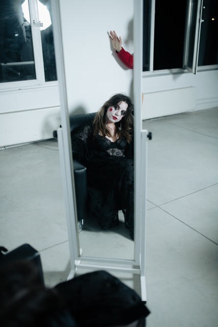 Вертикальный кадр улицы